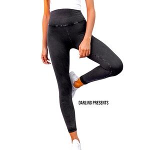 Free People Movement Happiness Runs Leggings Women Color Washed Black Size XS/S